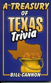 Cover of: A treasury of Texas trivia