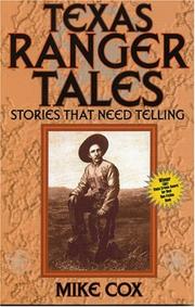 Cover of: Texas Ranger tales by Cox, Mike