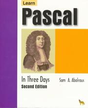 Cover of: Learn Pascal in three days