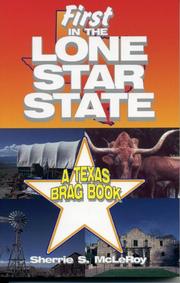 Cover of: First Lone Star State: A Texas Brag Book