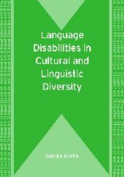 Cover of: Language Disabilities in Cultural and Linguistic Diversity
            
                Bilingual Education and Bilingualism by 