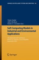 Cover of: Soft Computing Models in Industrial and Environmental Applications
            
                Advances in Intelligent Systems and Computing