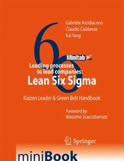 Cover of: Leading Processes to Lead Companies Lean Six SIGMA