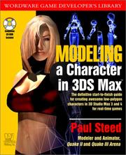 Cover of: Modeling a Character in 3DS Max by Paul Steed