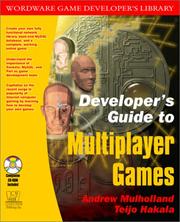 Cover of: Developer's Guide to Multiplayer Games (Wordware Game Developer's Library)