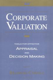 Corporate valuation by Bradford Cornell