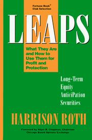 Cover of: LEAPS (long-term equity anticipation securities) by Harrison Roth