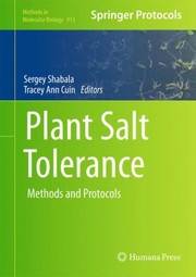 Cover of: Plant Salt Tolerance Methods And Protocols