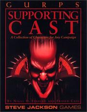 Cover of: GURPS Supporting Cast by Nigel D. Findley, Fraser Cain