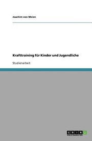 Cover of: Krafttraining F R Kinder Und Jugendliche