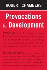 Cover of: Provocations for Development by Robert Chambers