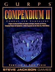 Cover of: GURPS Compendium II: Campaigns and Combat