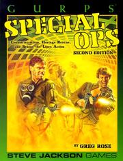 Cover of: GURPS Special Ops by Greg Rose, Greg Rose