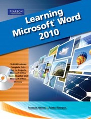 Cover of: Learning Microsoft Office Word 2010 With CDROM