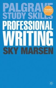 Cover of: Professional Writing
            
                Palgrave Study Skills