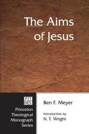 Cover of: The Aims of Jesus