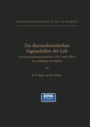 Cover of: Die Thermodynamischen Eigenschaften Der Gase Und Fla14ssigkeiten Band 1