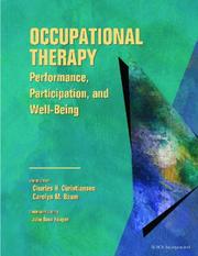 Cover of: Occupational Therapy: Performance, Participation, and Well-Being