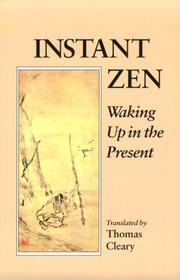 Cover of: Instant Zen | Thomas Cleary