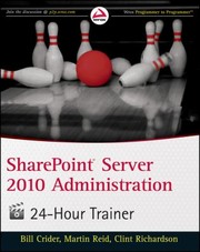 Cover of: Sharepoint Server 2010 Administration 24hour Trainer by 