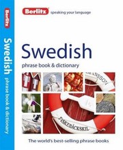 Swedish Phrase Book Dictionary by Berlitz Publishing Company