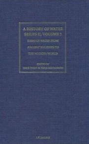 Cover of: A History Of Water by 