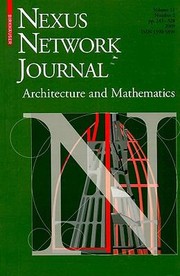 Cover of: Nexus Network Journal 112 Architecture And Mathematics