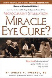 Cover of: Microcurrent stimulation: miracle eye cure