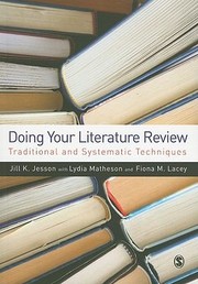 Cover of: Doing Your Literature Review Traditional And Systematic Techniques