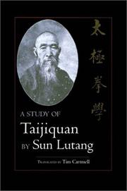Cover of: Study of Taijiquan by Sun Lutang
