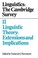 Cover of: Linguistics The Cambridge Survey Volume 2 Linguistic Theory