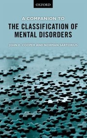 Cover of: A Companion to the Classification of Mental Disorders by John E. Cooper