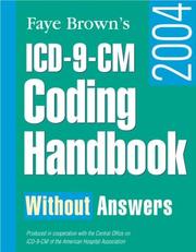 Cover of: Icd-9-Cm Coding Handbook, Without Answers 2004