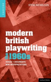 Cover of: Modern British Playwriting The 60s by 