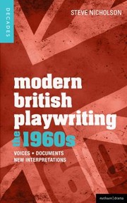 Cover of: Modern British Playwriting The 60s