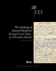 Cover of: The Making of Samuel Becketts Krapps Last TapeLa derniere bande