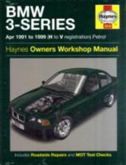Cover of: BMW 3series Petrol Service and Repair Manual