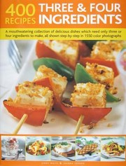 Cover of: 400 3  4 Ingredient Recipes