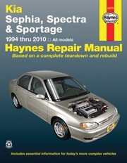 Cover of: Haynes Kia Sephia Spectra  Sportage Automotive Repair Manual
            
                Haynes Repair Manuals Paperback