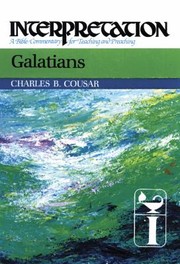 Cover of: Galatians Interpretation
            
                Interpretation A Bible Commentary for Teaching  Preaching