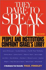 Cover of: They Dare to Speak Out by Paul Findley