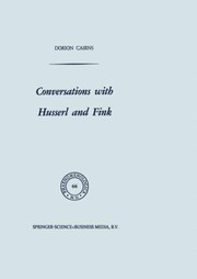Cover of: Conversations with Husserl and Fink
            
                Phaenomenologica