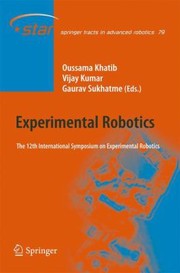 Cover of: Experimental Robotics
            
                Springer Tracts in Advanced Robotics Hardcover