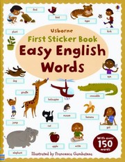 Cover of: Easy English Words
            
                Usborne First Sticker Books