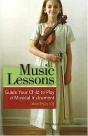 Cover of: Music Lessons by Stephanie Stein Crease