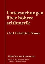Cover of: Untersuchungen Uber Hohere Arithmetik by 