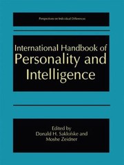 Cover of: International Handbook of Personality and Intelligence
            
                Perspectives on Individual Differences by 
