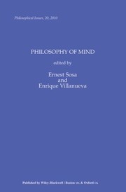 Cover of: Philosophical Issues Philosophy of Mind
            
                Philosophical Issues A Supplement to Nous