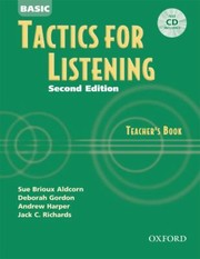 Cover of: Basic Tactics for Listening With CDROM
            
                Tactics for Listening