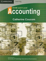 Cover of: Igcse And O Level Accounting India Edition